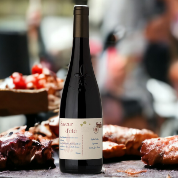 Saveur d'été vin rouge léger de Touraine