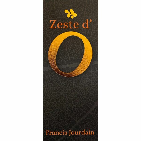 Étiquette du vin orange Zeste d'O des Vignobles Jourdain