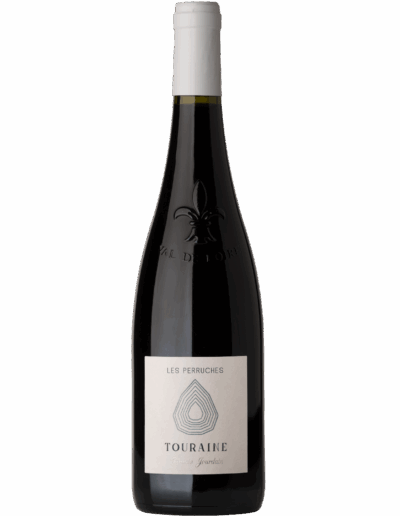 Bouteille de Touraine Rouge - Cuvée Les Perruches - des Vignobles Jourdain