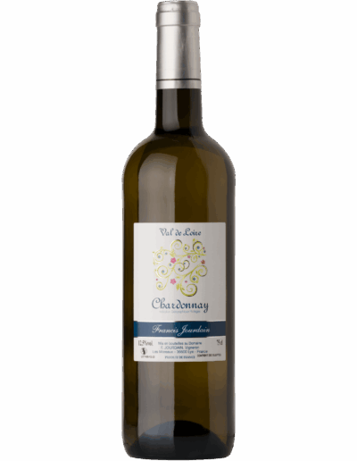 Bouteille d' IGP Val de Loire Blanc - Cuvée Chardonnay - des Vignobles Jourdain