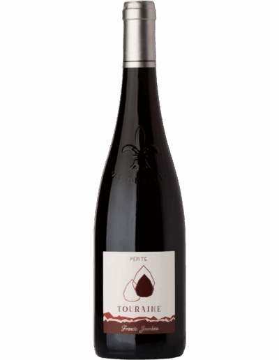 Bouteille de Touraine Rouge - Cuvée Pépite - des Vignobles Jourdain